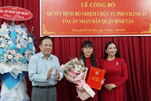 TP.HCM: TAND quận Bình Tân có tân phó chánh án