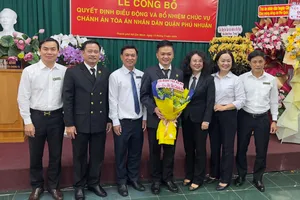 Ông Phù Quốc Tuấn giữ chức chánh án TAND quận Phú Nhuận