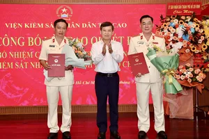  VKSND TP.HCM có thêm 2 phó viện trưởng