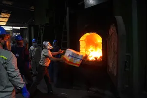 Cục THADS TP.HCM tổ chức tiêu hủy khoảng 1,3 tấn ma túy 