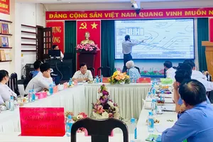 TAND huyện Bình Chánh tổ chức hội nghị nâng cao công tác thẩm định, đo đạc bản đồ 