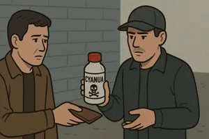 Truy tố 4 bị can mua bán, tàng trữ chất độc xyanua