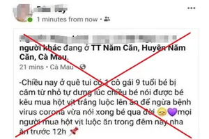 Bị phạt 10 triệu đồng vì phao tin về dịch bệnh