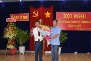 Giáo sư Lê Quân được điều động giữ chức Phó Bí thư Cà Mau