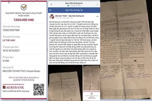 Bạc Liêu thông tin về status 'xử phạt bằng chuyển khoản' đăng trên Facebook