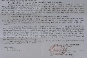 Bạc Liêu: Tỉnh khởi tố vụ án tham ô, huyện đình chỉ điều tra