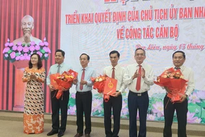 Bạc Liêu bổ nhiệm 4 giám đốc sở