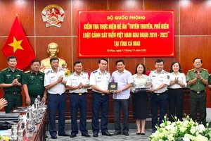 Cà Mau được đánh giá cao về hiệu quả phổ biến Luật Cảnh sát biển
