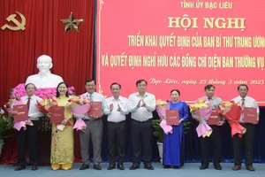 Triển khai quyết định của Ban Bí thư về công tác cán bộ tại Bạc Liêu