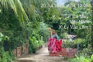 Phường lên tiếng vụ ‘cái bồn kỳ lạ’ ở Cà Mau