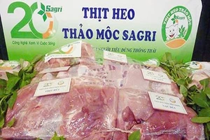 Sẽ có hơn 50 tấn thịt heo thảo mộc Sagri phục vụ Tết
