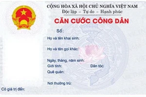 Bộ Công an giới thiệu mẫu thẻ căn cước công dân 