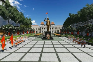 Sẽ khánh thành tượng đài Bác Hồ trước 30-4-2015