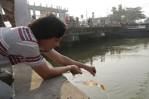 Nhộn nhịp tiễn ông Táo về trời