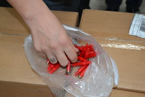 Sung công quỹ 144.000 viên đạn nhập khẩu trái phép