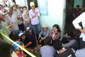 Clip hiện trường vụ ba mẹ con bị đâm chết ở Long An