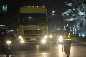 Tăng cường xử phạt xe tải đi vào giờ cấm