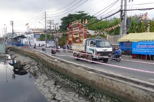 18 tỉ đồng kè bờ bến Bình Đông trước chùa Long Hoa