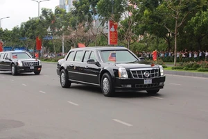 Video: Đoàn xe Tổng thống Obama trên đường phố Sài Gòn