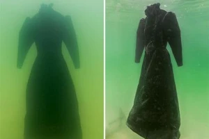 Điều gì xảy ra khi nhúng chiếc đầm xuống biển Chết trong 2 năm