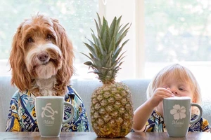 Tan chảy với cặp đôi bé-cún cực đáng yêu