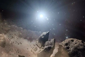 Thiên thạch khổng lồ lao đến gần Trái đất