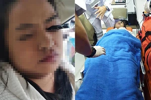 Trang điểm khi đang đi taxi, cô gái gặp sự cố hy hữu 