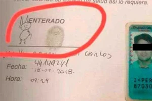 Cảnh sát choáng với chữ ký khác thường của một tội phạm