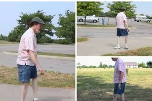 Dị nhân sở hữu đôi chân có thể quay 180 độ