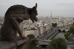 Quái thú Gargoyle vẫn nguyên vẹn sau vụ cháy Nhà thờ Đức Bà 