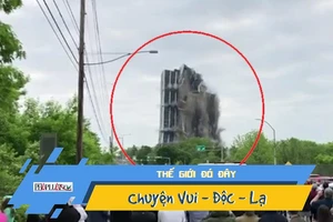 Video: Khoảnh khắc tòa nhà 21 tầng ở Mỹ nổ tung, đổ sập