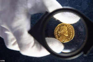 Cày xới cánh đồng, vớ được đồng xu giá hơn 16 tỉ