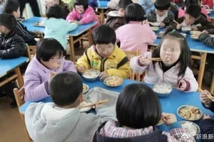 Trường mẫu giáo bắt học sinh ăn trong nhà vệ sinh