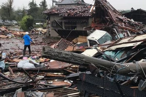 Đã có người chết do bão Hagibis 