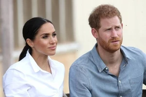 Vợ chồng hoàng tử Harry. Ảnh: GETTY IMAGES