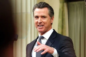 Thống đốc bang California Gavin Newsom lệnh cho 40 triệu dân ở nhà để tránh lây lan dịch bệnh COVID-19. Ảnh: REUTERS