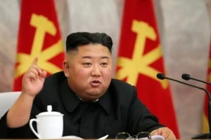 Ông Kim Jong-un phát biểu tại cuộc họp Quân ủy Trung ương Triều Tiên mới đây. Ảnh: KCNA