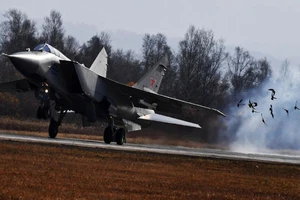 Hiện tiêm kích MiG-31 không còn được sản xuất nữa nhưng vẫn đang được quân đội Nga sử dụng. Ảnh: SPUTNIK