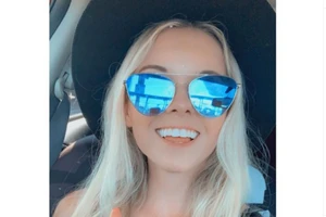 Galgano cũng thường đăng những video cô tập thể dục và các hoạt động từ thiện của mình lên mạng xã hội. Ảnh: INSTAGRAM/GALGANO/SPUTNIK