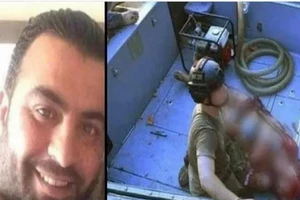 Anh Amin al-Zahed được tìm thấy đang trong tình trạng bị thương nặng, người đẫm máu. Ảnh: AL ARABIYA