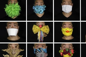 Nghệ nhân biến khẩu trang thành những tác phẩm nghệ thuật