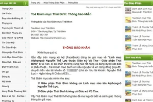 Trang giả Lại Văn Sâm kêu gọi chuyển tiền giúp linh mục bị nạn