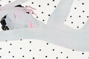 Xem tranh lụa khoả thân 18+ của Bùi Tiến Tuấn