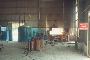 Nổ ống dẫn khí gas, 3 công nhân bỏng nặng