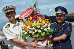 Tàu của lực lượng bảo vệ bờ biển Nhật Bản thăm Đà Nẵng