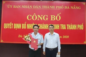 Ông Lương Công Tuấn được bổ nhiệm làm Chánh thanh tra TP Đà Nẵng. Ảnh: Thanh tra TP Đà Nẵng