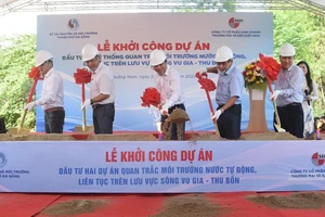 Đà Nẵng khởi công dự án quan trắc nguồn nước tại tỉnh Quảng Nam