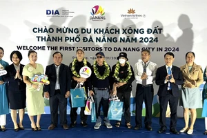 Hơn 15.000 khách đến Đà Nẵng ngày đầu năm 2024 qua đường hàng không