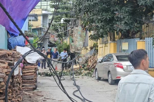 Hé lộ nguyên nhân vụ gãy cần cẩu đè sập tường bảo tàng ở Đà Nẵng