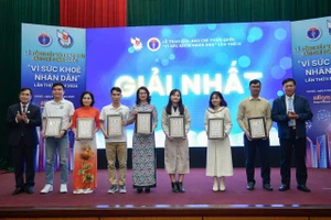 Báo Pháp Luật TP.HCM đạt giải nhất giải báo chí toàn quốc 'Vì sức khỏe nhân dân'